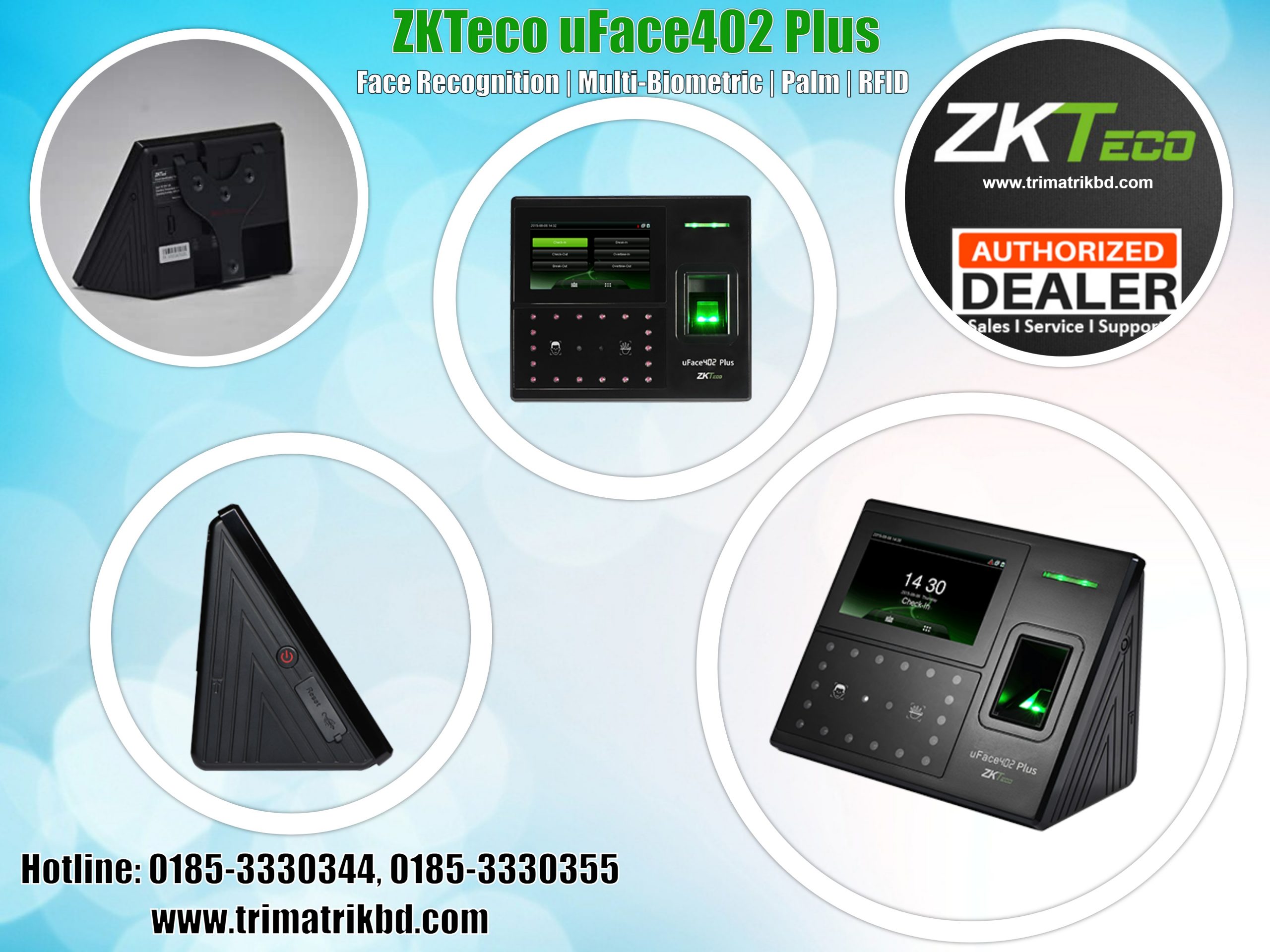 ZKTeco uFace402 Plus BD | ZKTeco uFace402 Plus in Bangladesh
