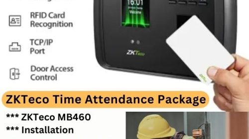 ZKTeco Time Attendance Discount Package With Installation (MB460)